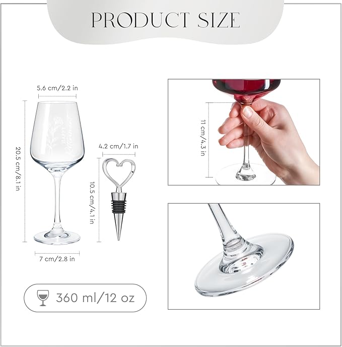 AW BRIDAL Happy Retirement Wine Glass Gifts for Women or Men 2026, Cool Retired Gift for Wine Lover Woman, Family, Friend, Coworker, Nurse and Teacher, Leaving and Farewell Party Decorations Ideas