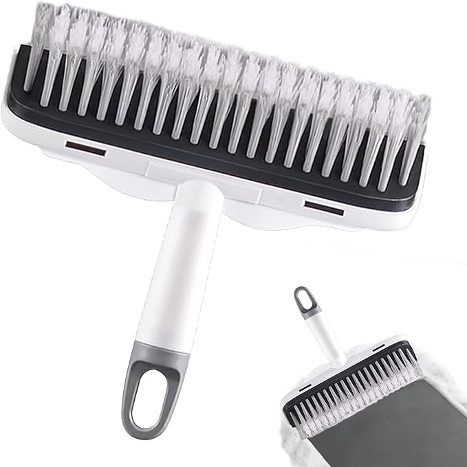 Floor Scrubber - Ergonomic Grip Compact Cleaner Tool - Shower Brush for Cleaning | for Kitchen Balcony Bathtub Garage Patio Pool Wall Deck Tile Concrete