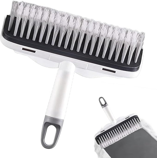 Floor Scrubber - Ergonomic Grip Compact Cleaner Tool - Shower Brush for Cleaning | for Kitchen Balcony Bathtub Garage Patio Pool Wall Deck Tile Concrete