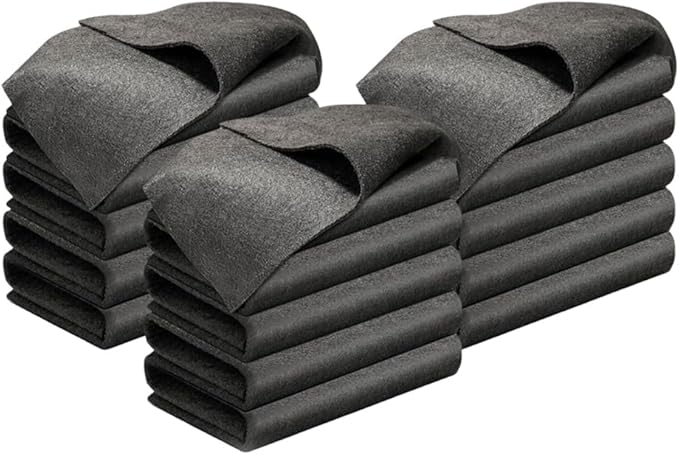 Fliwos Thickened Magic Cleaning Cloth, 2026 New Reusable Microfiber Cleaning Cloths, Streak Free Glass Wiping Cloths, Multipurpose Kitchen Rags Towels for Window, Mirror and Car Glass (15, 8×12 in)