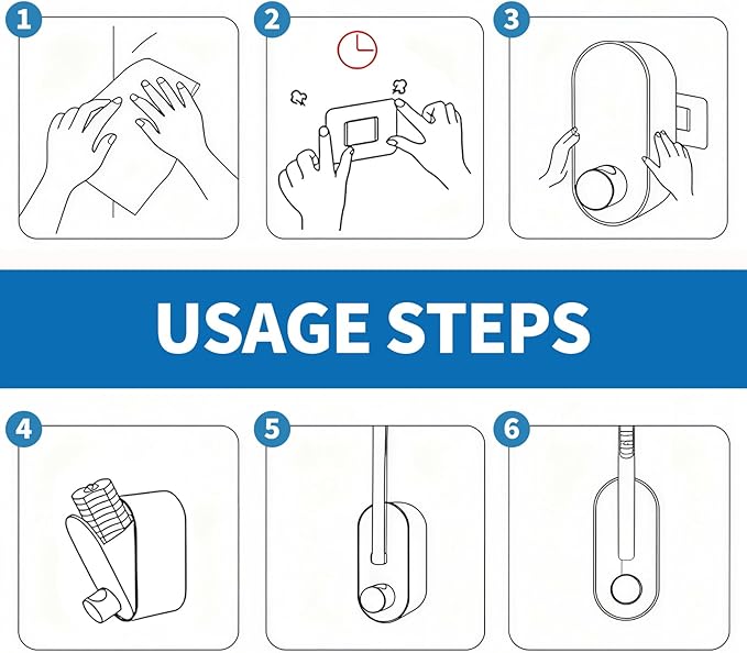 SOPAMI Disposable Toilet Cleaning System - Toilet Wand Kit with 16 High-Performance Refills, Wall Mounted Toilet Brush and Holder for Deep Cleaning Bathroom