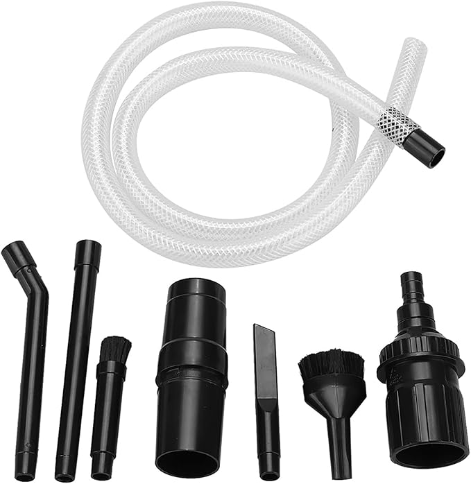 Mini Micro Vacuum Cleaner Attachment Tool Kit, 9 PCS Set Vacuum Attachments for Small Spaces, Micro Vacuum Cleaner Attachments Car Vehicle Cleaning Kit Keyboard Crevice Cleaning Tool