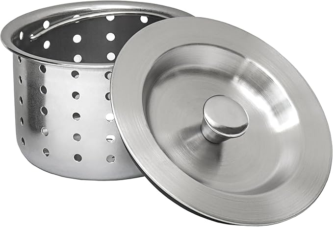Ruvati Kitchen Sink Basket Strainer Drain Assembly - Stainless Steel - RVA1025