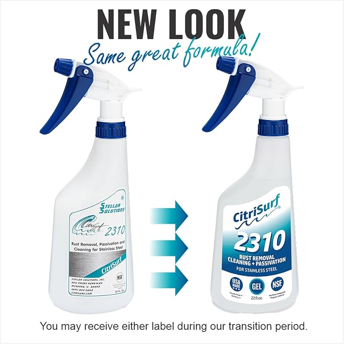 Citrisurf® 2310 Gel Stainless Steel Rust Remover and Passivation Cleaner