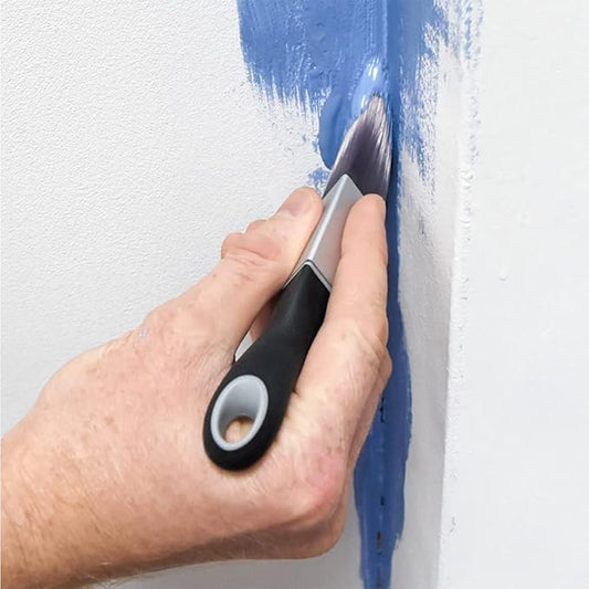 ROLLINGDOG Paint Brush for Trim - Edging Paint Brush 2PC, 1PC Triangular Brush and 1PC Square Trim Brush, Cut in, Edger, Corner, Sash Painting
