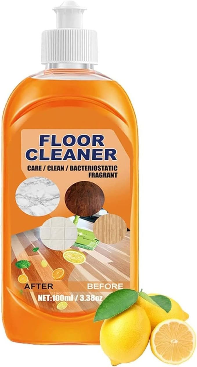 Multi-purpose Floor Cleaner, Powerful Decontamination Floor Cleaner, Laminate Floor Cleaners Concentrate Wood Floor Cleaning Polishing Brightening for Tile and Wood Floors (2 Set)
