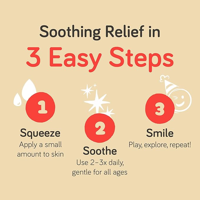 Boo Boo Gel for Kids I Gentle Hypochlorous Acid Skin Relief | Non-Stinging Cleaning Gel for Cuts, Scrapes, Bug Bites, Rashes & Minor Burns | Safe for All Ages, Alcohol-Free, Fast Soothing Care
