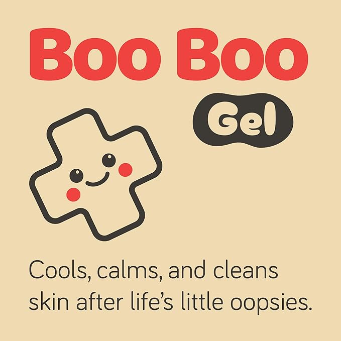 Boo Boo Gel for Kids I Gentle Hypochlorous Acid Skin Relief | Non-Stinging Cleaning Gel for Cuts, Scrapes, Bug Bites, Rashes & Minor Burns | Safe for All Ages, Alcohol-Free, Fast Soothing Care