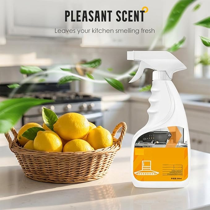 Heavy Duty Kitchen Degreaser Spray, Multi Functiona Foam Degreaser Spray for Kitchen, Heavy-Duty Oil Stain Cleaner Spray for Surfaces All Purpose Cleaning (2PCS)