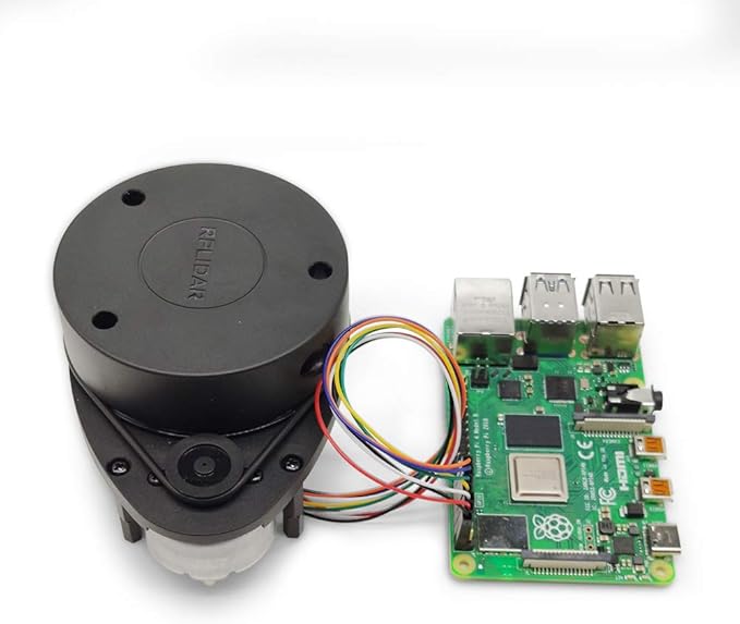 RPLIDAR A1M8 2D 360 Degree 12 Meters Scanning Radius LIDAR Sensor Scanner for Obstacle Avoidance and Navigation of Robots