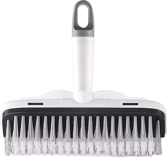 Scrub Brush - Heavy-Duty Compact Cleaner Squeegee,Floor Scrub Brush | for Kitchen Balcony Bathtub Garage Patio Pool Wall Deck Tile Concrete