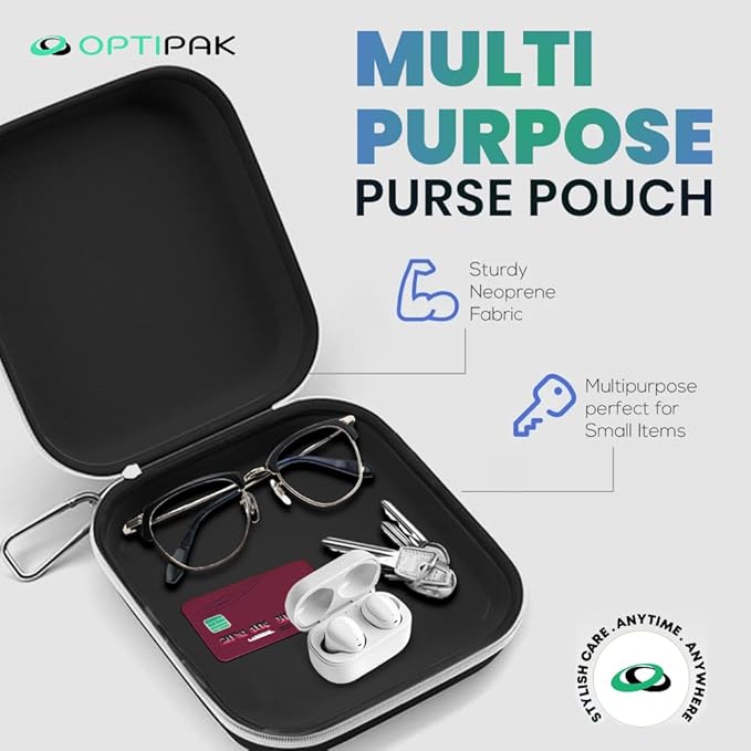 Sparkle Gel Anti-Reflective Safe Lens Cleaner Spray Kit - (2) 2oz Glasses Cleaner Spray, (5) Pre-Moistened Lens Wipes, (1) Travel Pouch for Eyeglasses, Lenses & Camera Cleaning Kit (8 Piece Set)
