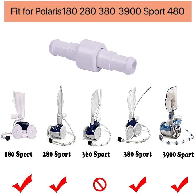MAKHOON Upgraded Pool Cleaner Hose Ball Bearing Swivel D20 for 180 280 380 3900 Kreepy Krauly ED05 Pool Cleaner Ball Bearing Swivel D20, D-20 (6)