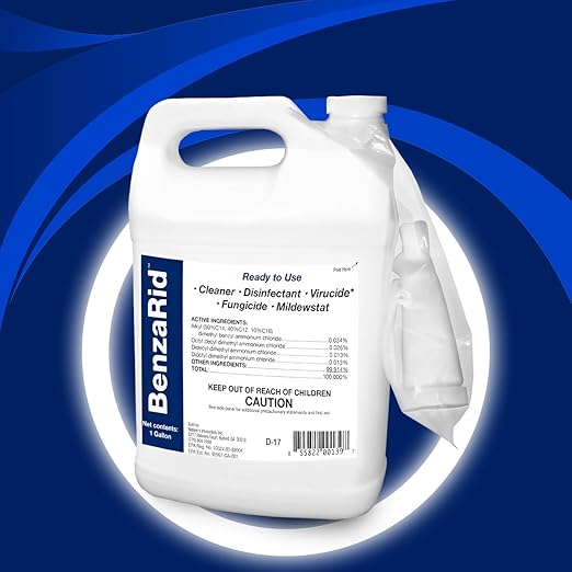 Hospital Disinfectant Sanitizer & Virucide | Kills 99.99% of COVID-19, Avian Flu H1N1,H1N2, H5N1, SARS, Bloodborne Pathogens, Staph, Bacteria & Mold | EPA Reg. | Child & Pet Safe 1 Gal