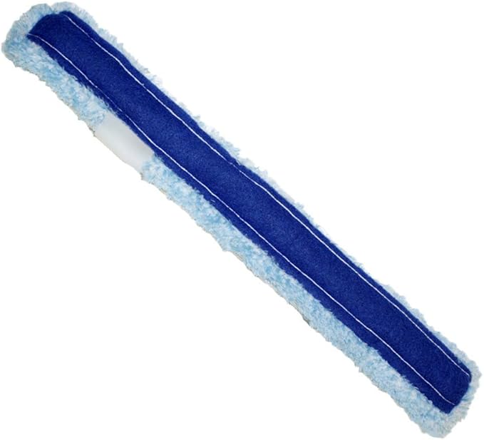 Unger Professional 18” Window Cleaner Scrubber Refill Sleeve, Gently Cleans Glass Surfaces, Washing and Cleaning Supplies with Extra Scrubbing Power, Reusable Sleeve