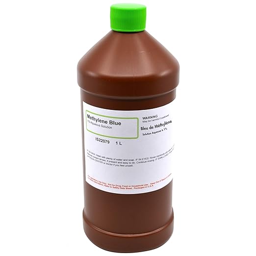 1% Methylene Blue Solution, 1L - The Curated Chemical Collection