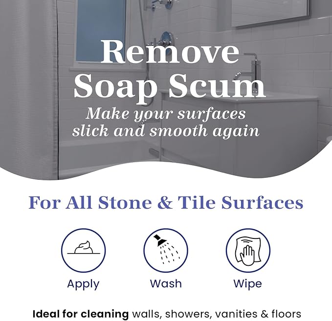 Marblelife Soap Scum Remover, Heavy Duty Cleaner for All Tile Surfaces, 15oz