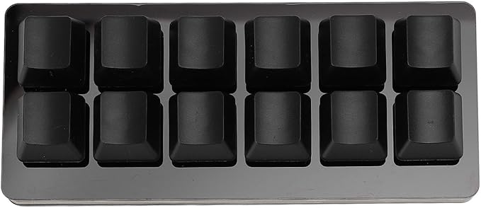 12 Key USB Mini Keyboard with Programmable Macros,USB Type C Wired Programmable RGB Custom One Handed Gaming Keyboard Mechanical Red Switch Gaming Keyboard OSU Keypad for PC