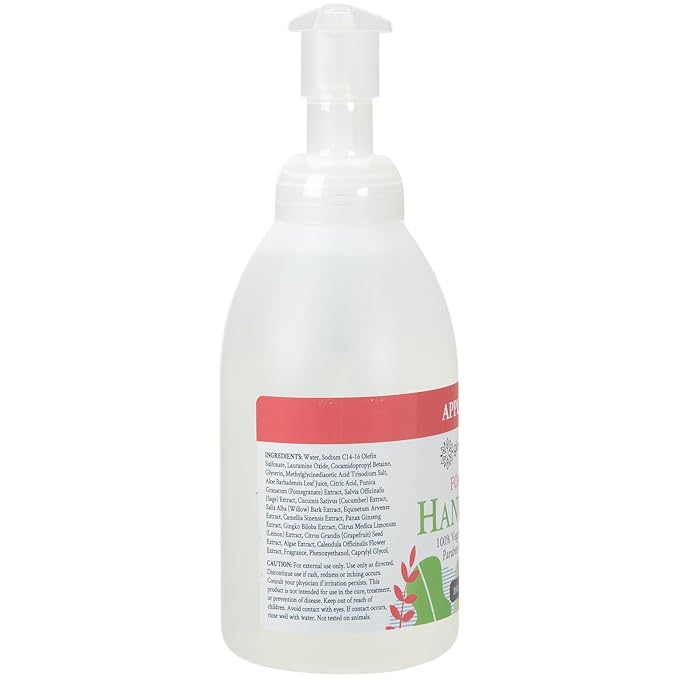 Ginger Lily Farms Botanicals All-Purpose Foaming Hand Soap Refill, 100% Vegan & Cruelty-Free, Apple Pear Scent, 20 Fl Oz (Pack of 8)