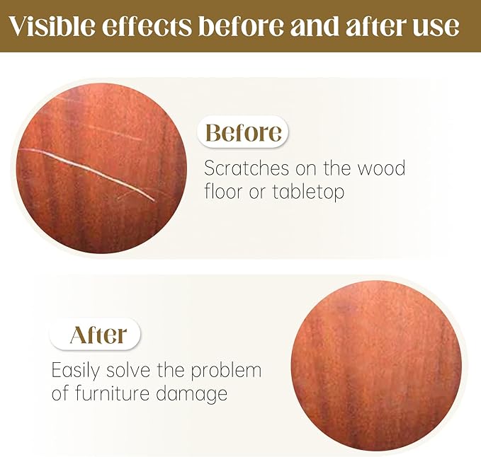 Wood Filler Sticks，20 Colors Wood Repair Wax Crayons Furniture Markers Touch up for Repairing Scratches, Scuffs, Cracks, Dings and Holes in Wood Floors, Cabinets, Furniture (Red Series)
