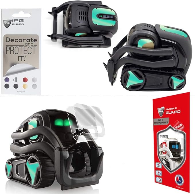 IPG for Vector Robot Face Screen Guard Decoration KIT Include Wheels&Body Set 7 Units Decals with 2 Units Screen Protector (Blue Coral)