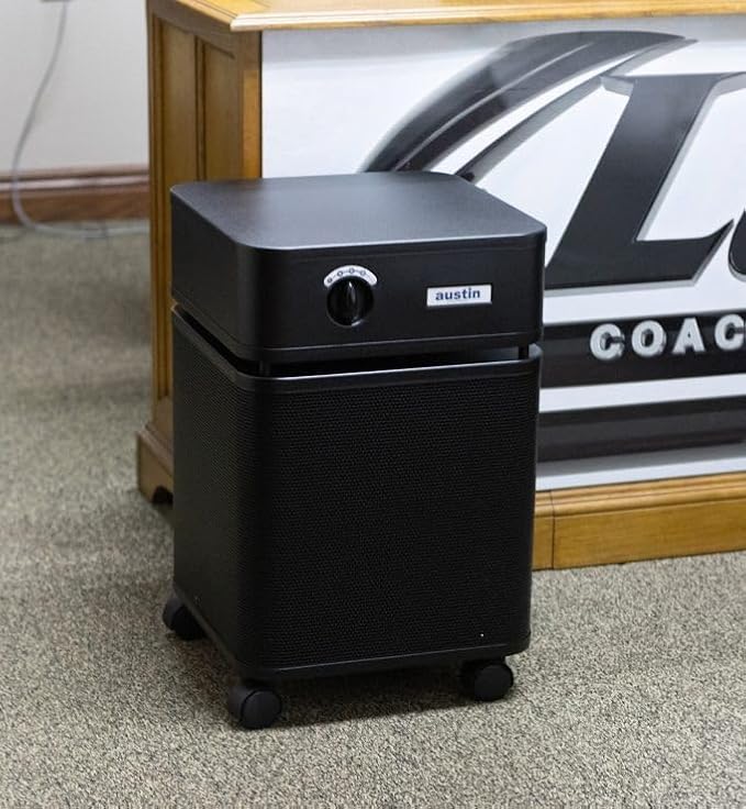 Austin Air HealthMate Standard Air Purifier, Black - Advanced 4- Stage Filtration Air Purifiers For Home with Activated Carbon & Zeolite, Model B400