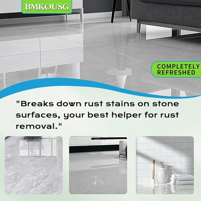 Rust Stain Remover Marble Cleaner Tile Rust Remover Granite Care Agent Stone Care Agent - Powerful and Effective in Removing Rust From Granite, Tile and Marble (500g)