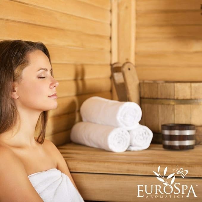 EuroSpa Aromatics Pure Eucalyptus Oil ShowerMist and Steam Room Spray, All-Natural Premium Aromatherapy Essential Oils - Pure Eucalyptus, Duo Pack, 8oz and 2oz