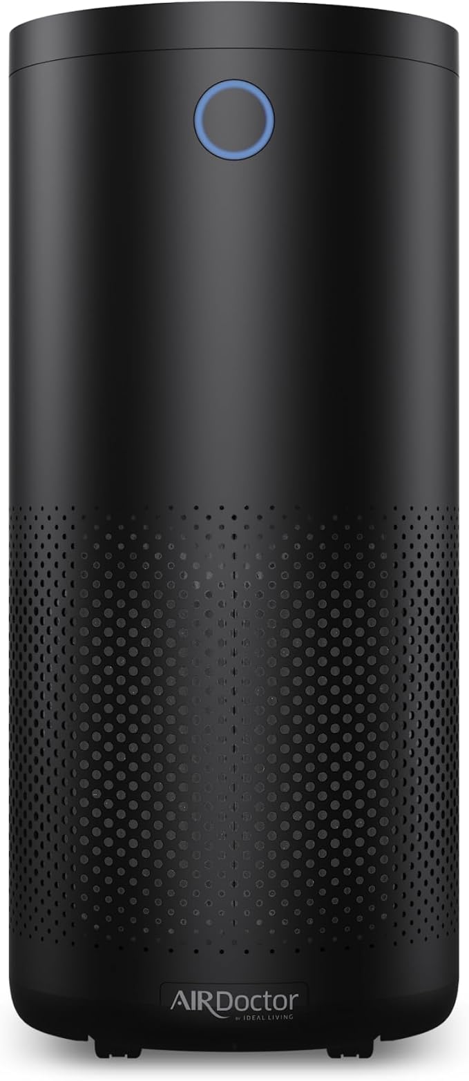 AirDoctor 4000 Air Purifier for Large Rooms | Triple filtration technology with UltraHEPA, Carbon/VOC material & Air Quality Sensor | Captures Particles 100x Smaller Than HEPA Standard (Black)