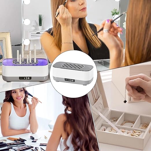 Ultrasonic Cleaner Machine – ABS 21x9.7x8.3cm 400ml | USB Rechargeable Retainer Cleaning Device Three Gear Deep Clean | Ultrasonic Cleaner For Dentures Jewelry Glasses Watches Braces And Daily Home Ca