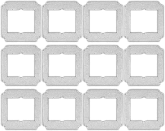 (12 Pack) Replacement Mop Pads Compatible with ECOVACS Winbot Mini Window Cleaning Robot Part No. W-CC02-0012, Washable Mop Cloths Accessories Kit, Mop Pad Refill, Replacement Kit
