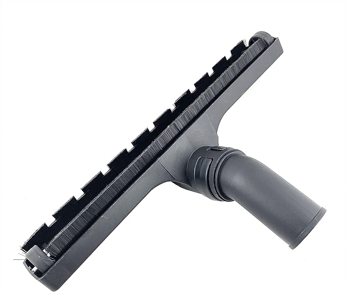 MaximalPower Replacement 12" Vacuum Brush Head Attachment with Adapter for Select Upright and Canister Vacuum Cleaners | 360° Floor Brush Attachment with Hose Adapter