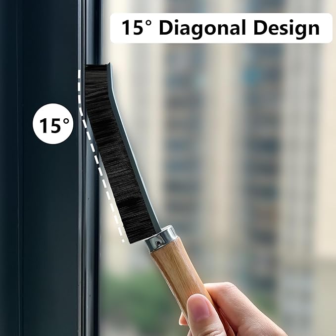 4 Pcs Crevice Cleaning Brush, 2023 New Multifunctional Hard Bristle Crevice Cleaning Brush,Bathroom Gaps Brush, Grouting Cleaning Brush,Crevice Cleaning Tool for Corner Kitchen Window Groove
