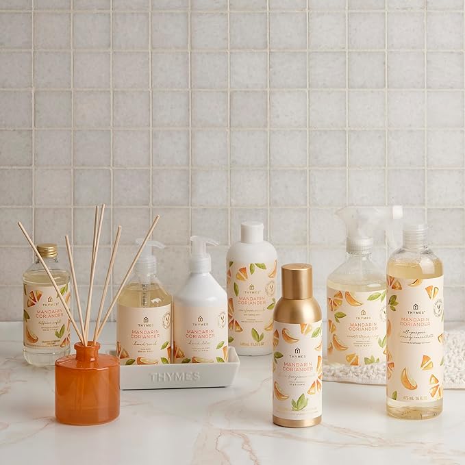 Thymes Fragrance Mist - 3 Oz - Mandarin Coriander (Pack of 2)