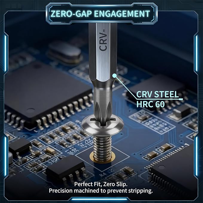 SHOWPIN 122 in 1 Precision Computer Screwdriver Kit, Laptop Screwdriver Sets with 101 Magnetic Drill Bits, Computer Accessories, Electronics Tool Kit Compatible for Tablet, PC, iPhone, PS4 Repair
