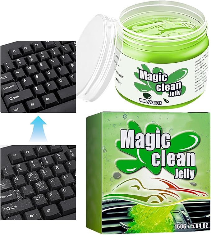 Car Crevice Cleaning Gel - Car Cleaning Putty for Interior, Dust Remover Gel | Gel for Air Vents, Automotive Dust Car Crevice Cleaner, Keyboard Cleaner for Laptops, Desks, Keyboards, Gear Levers