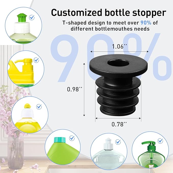 Samodra Sink Soap Dispenser and Extension Tube Kit, ABS Pump Head Bronzed Built in Design with 39” Extension Tube to Soap Bottle, No More Messy Refills(No Bottle) Chrome