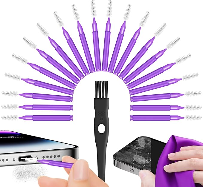 Cleaning Kit for Cell Phone and Headphone Charging Port USB C Cleaning (Streamlined Version)