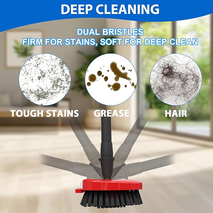Small Full Bristle Scrub Brush ONLY for O-Cedar RinseClean 2-Tank System