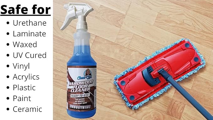 HARDWOOD FLOOR CLEANER - Pack of 2 Quarts