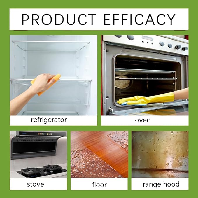 10.56oz Fly Cleanse Natural Formula to Household Appliances,Kitchen Heavy Duty Doaming Degreaser,Kitchen Appliance Cleaner,for Hold,Oven,Stove,Range Hood(2PCS)