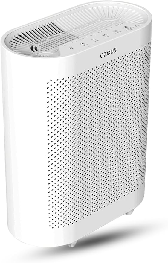 AZEUS H13 HEPA Air Purifier for Home, Bedroom & Office | 3-Stage Filtration for Smoke, Dust, Pet Dander | Quiet & Ozone-Free (1 pack 01)