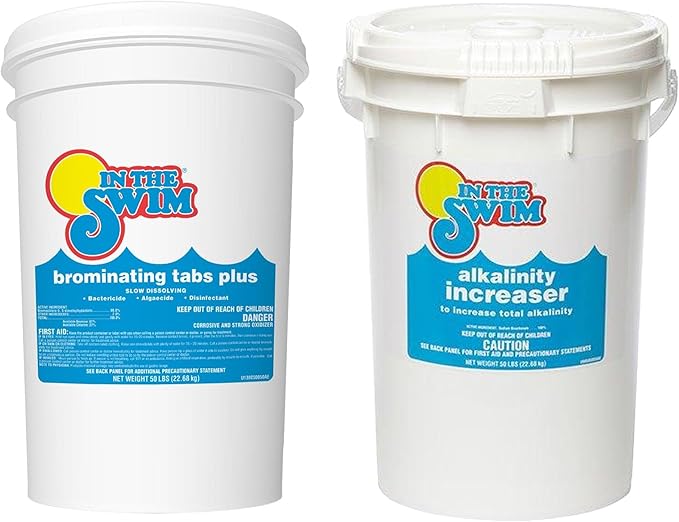 In The Swim Bromine Plus and Alkalinity Increaser - 50 Pounds of Bromine - 50 Pounds of Alkalinity Increaser