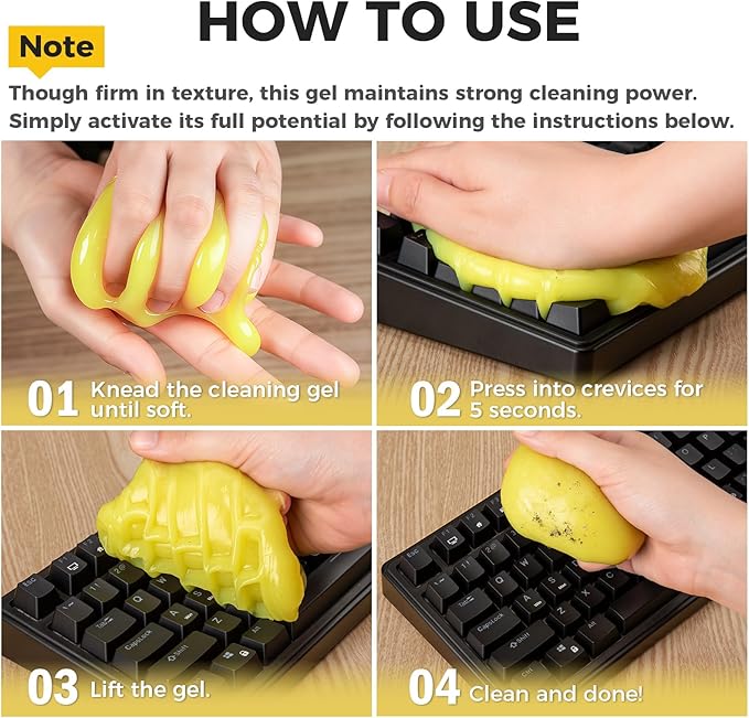 ASFSKY Car Cleaning Gel (Blue,Mint) Cleaning Putty Universal Dust Cleaning Car Interior Cleaner Keyboard Dust Remover Car Slime Gifts for Men Women Girl（1 Pack）