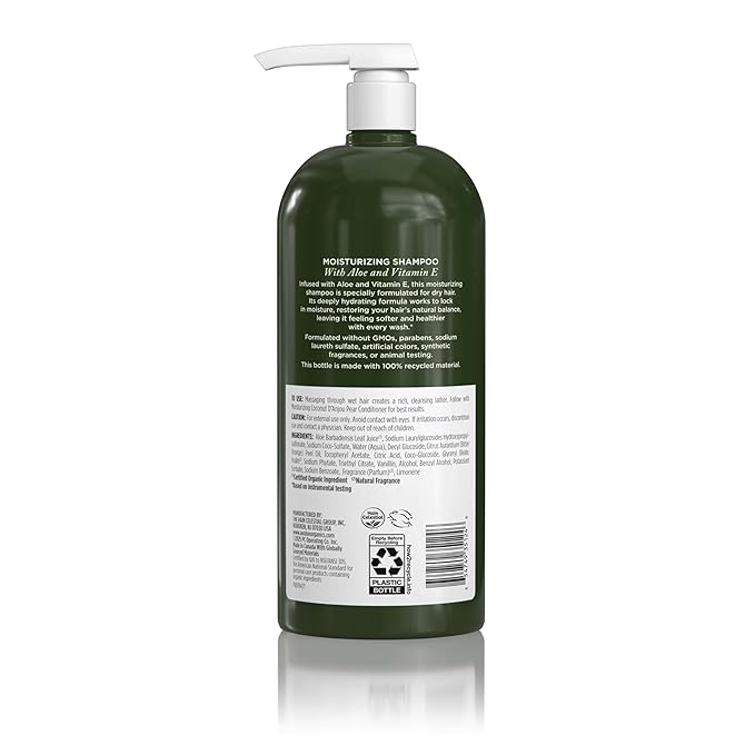 Avalon Organics All Natural Coconut Pear Shampoo, 32 Fl Oz