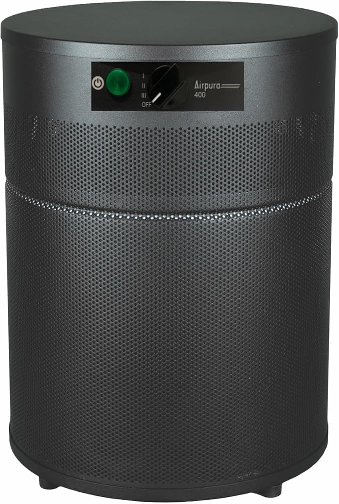 V400 Air purifier by Airpura- Good for Wildfires Air Purifier (Black)