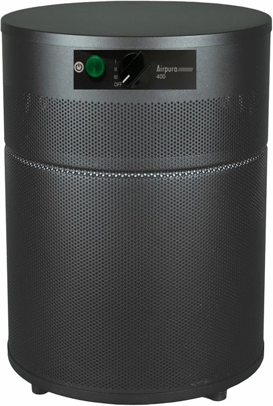 V400 Air purifier by Airpura- Good for Wildfires Air Purifier (Black)