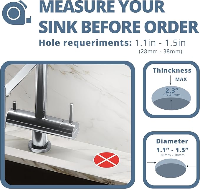 SBEN Built-in Kitchen Sink Soap or Lotion Dispenser Set, Stainless Steel, Chrome Pump, 17 oz PET Bottle, Durable ABS Head, 360° Rotation (Chrome)