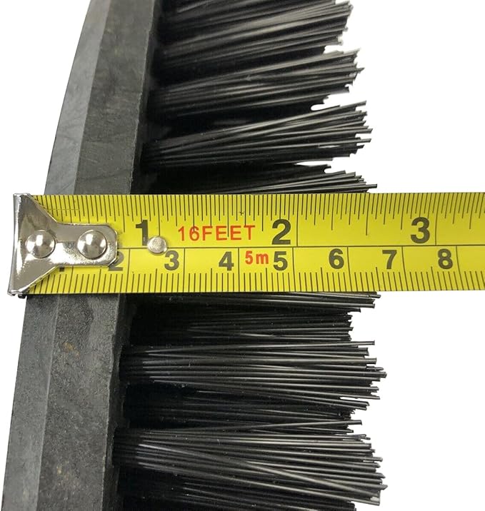 Unviersal Industries 1 Piece Commercial 19 Inch Diameter Heavy Duty Rotary Scrub Brush Fit for Scrubber Machine-Heavy Duty Brush 483mm (Black)