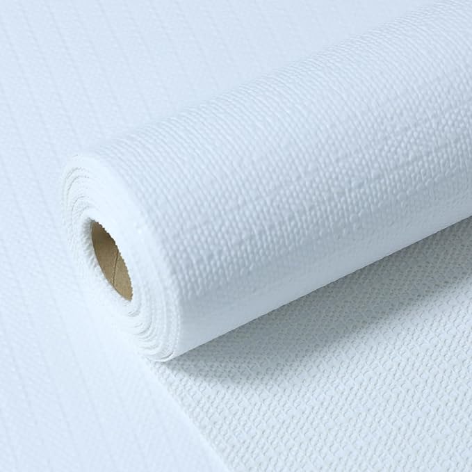 Shelf Liners for Kitchen Cabinets 18 Inch Wide X 20 Ft Non Adhesive Cabinet Drawer Liner Non Slip Water Oil-Proof Strong Grip Pantry Refrigerator Shelves Bathroom Drawer Mat Cupboard Closet Liner